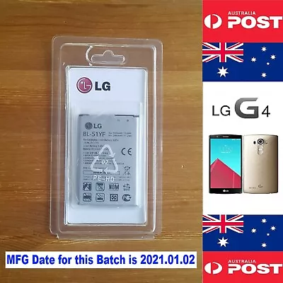 $24 • Buy LG G4 Retail Original Battery BL-51YF 3000mAh Good Quality - Local Seller !