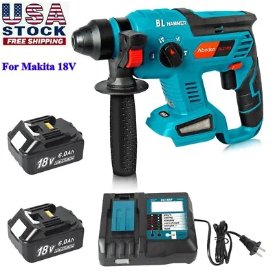 18V Cordless Rotary Hammer Drill For Makita DHR263Z W/2x6.0Ah Battery+Charger • $129.99