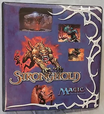 Magic The Gathering (MTG) Stronghold 3-ring Binder (1998) • $90