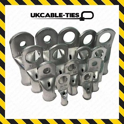 £1.99 • Buy Copper Tube Terminals All Sizes Terminal Battery Welding Cable Lug Ring Crimp