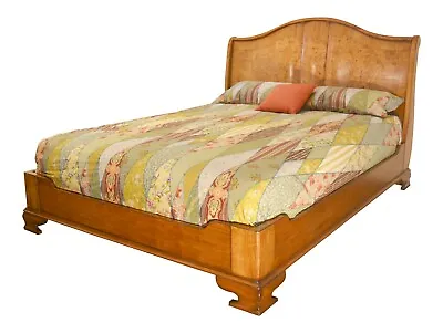 Hampton Walnut French Sleigh Bed With Low Footboard 4'6 5' Or 6' New BW002 • £2300