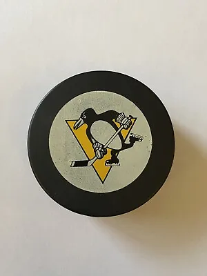 Pittsburgh Penguins Unicap Vitamins Promotional Hockey Puck 1991 • $100