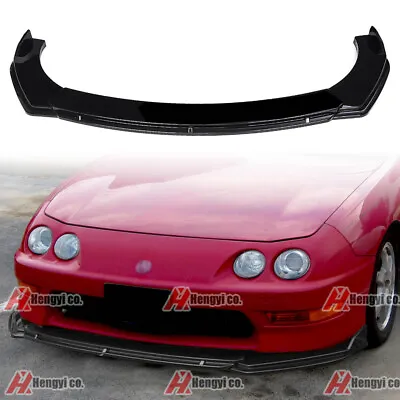 $77.39 • Buy For 98-01 Acura Integra DC2 GT Style Front Bumper Lip JDM Gloss Black