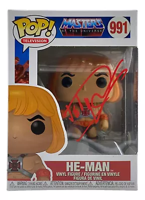 Dolph Lundgren Signed  Masters Of The Universe  #991 He-Man Funko Pop! Vinyl Fig • $180.18