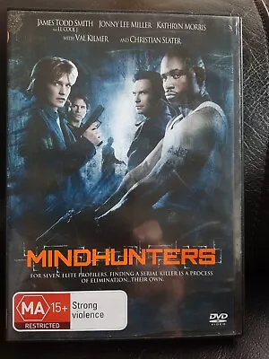 Mindhunters Dvd Val Kilmer Christian Slater Genuine Region 4 Thriller • $19.40