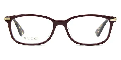 Gucci GG0112OA Eyeglasses Women Gold Rectangle 53mm New 100% Authentic • $390.39