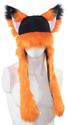 $37 • Buy PAWSTAR Fox Yip Hat III - Furry Fursuit Animal Ear Beanie Cap Cosplay Wolf -1751