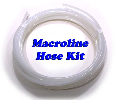 25 Ft Clear Macroline For Paintball Marker Guns - Macro Air Hose Line Kit - OEM • $21.99