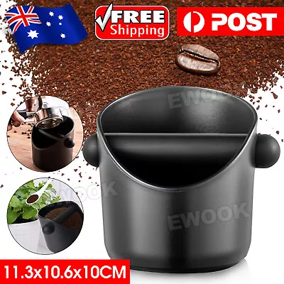 $15.95 • Buy Coffee Knock Bin CREMA PRO Espresso Grinds Tamper Waste Box Container Tamp Tube