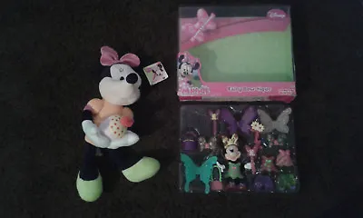 Disney Fisher Price Minnie Mouse Soft Toy Fairy Bow-tique Figure Playset RARE • £30