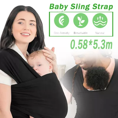 Baby Sling Baby Wrap Carrier For Newborn Baby Sling Wrap Organic Sling Carrier • £12.91