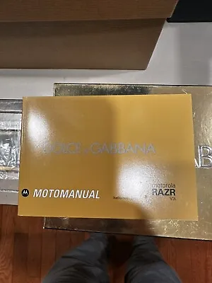 Motorola RAZR V3i- Gold (Unlocked) Cellular Phone Dolce Gabbana • $450