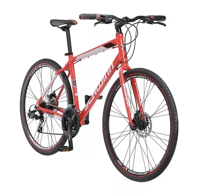 Schwinn Kempo Hybrid Bike 700cc Wheels 21 Speeds Men’s Frame Red • $450