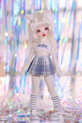 BJD Doll Clothing Top Pleated Skirt 1/3 1/4 1/5 1/6 OB24 For SD MSD Blythe • $12.99