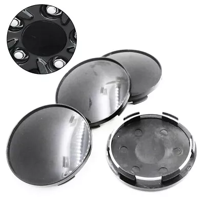 4Pcs 68mm Wheel Center Hub Cap Cover Dust-Proof No Badge Emblem ABS Plastic • $9.82