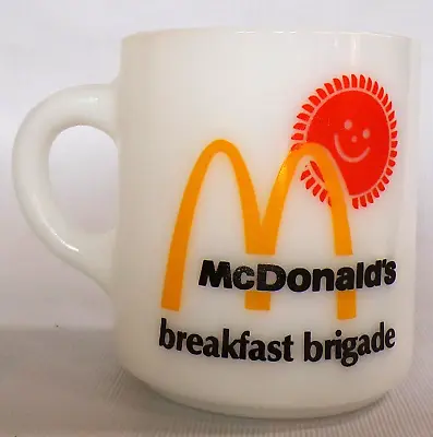 Mcdonalds  Breakfast Brigade Milk Glass Coffee Cup • $9.95