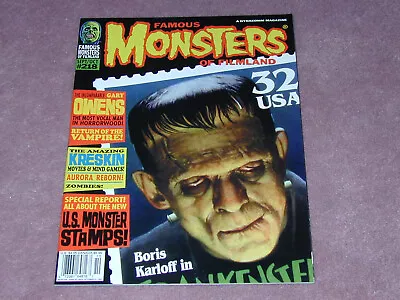 FAMOUS MONSTERS # 218 - Frankenstein Postage Stamp Cover Gary Owens Kreskin • $8.75