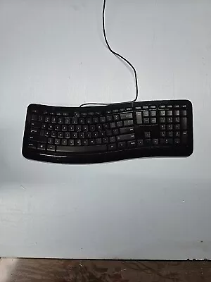 Microsoft Comfort Curve 3000 For Business Ergonomic Wired Keyboard TESTED • $17.87