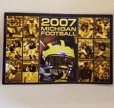 2007 Michigan Wolverines Football Pocket Schedule Good Condition • $2