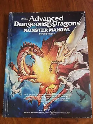Monster Manual - AD&D 1st Edition Monster Manual TSR • $109.24