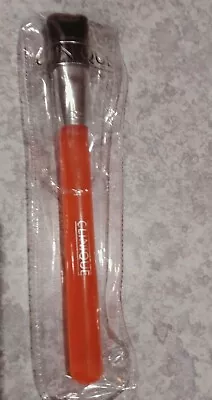 Clinique POWDER OR BLUSH BRUSH Orange Handle - 6  Long 3/4  Brush-NEW In Pouch • $10