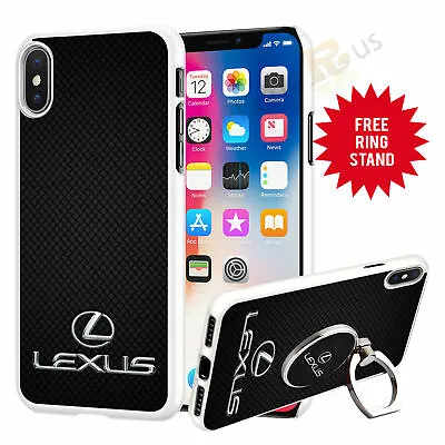 Lexus Car Phone Case Cover & Finger Ring Stand For Top Mobiles 041-17 • $9.98