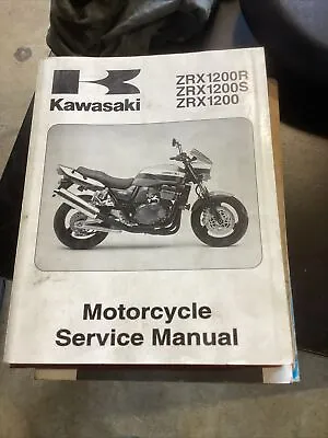 Kawasaki ZRX1200 ZRX1200r ZRX1200s Owners Service Manual Genuine Ec4 • $79