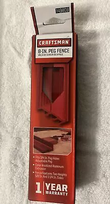 Craftsman 8  Peg Fence Used With Portable Peg Clamping Workbench NEW In Box • $9.50