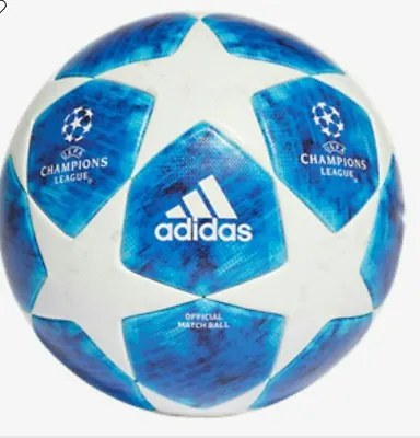 ADIDAS UEFA CHAMPIONS LEAGUE BLUE/white STAR OMB 2018-19 No Box • $79