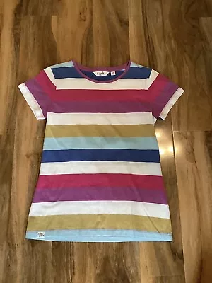 Lazy Jacks Uk 10 Multicoloured Striped Top  • £2.50