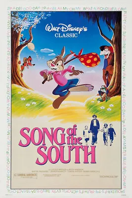 $14.95 • Buy Walt Disney Song Of The South (Splash Mountain) Poster 12”x18” Plus Free Bonus