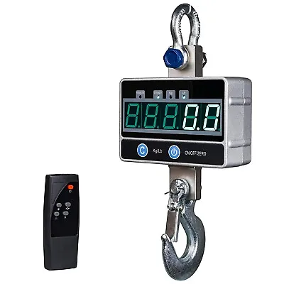 2000KG / 4400LBS 2Ton Digital Crane Scale With Remote Electronic Hanging Scale • $99