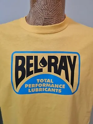 Bel-Ray Racing Style Tee T Shirt Retro 80s Belray Lubricants  • £13.99