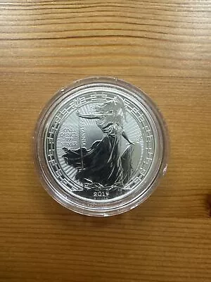 2019 1 Oz ORIENTAL BORDER Silver BRITANNIA Coin With A Capsule Royal Mint • £39.90