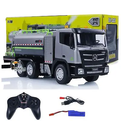 HUINA 1/18 Scale 1316 Remote Control Spray Fog Cannon Truck 9CH RC Vehicle Toys • £50.89