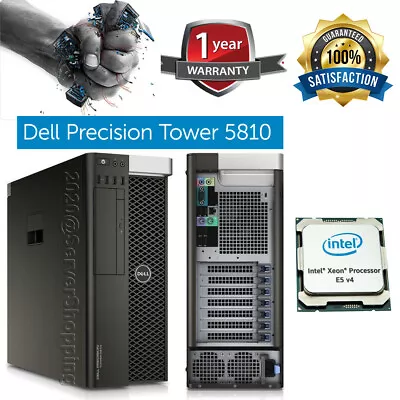 Dell Precision T5810 E5-2670v3 12-CORE 3.10Ghz TURBO 16GB DDR4 1TB HDD NVS 310 • £148.98