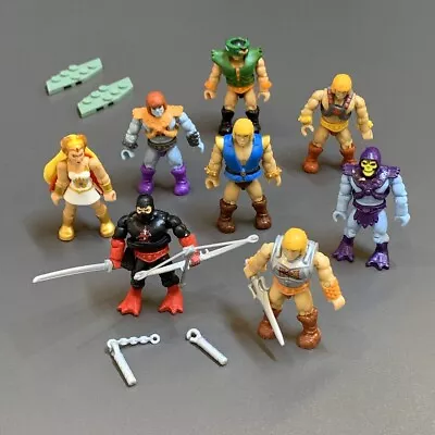 8X Mega Construx BLOKS HE-MAN NINJOR MASTER OF UNIVERSE MOTU BUILDING Figures • $18.99