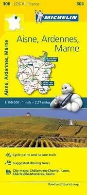 £5.98 • Buy Aisne, Ardennes, Marne - Michelin Local Map 306