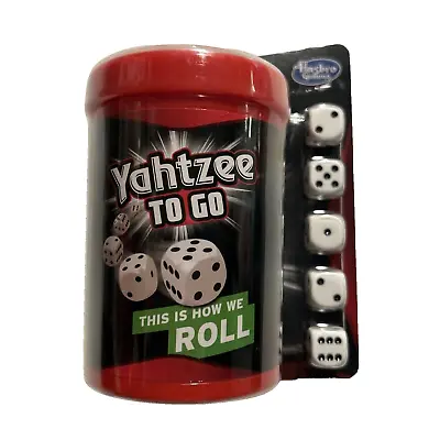 Yahtzee To Go Travel Dice Game Hasbro Gaming  Shake & Score NEW • $8.25