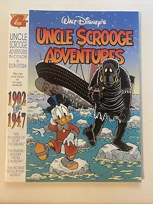 GLADSTONE Graphic Novel (UNREAD) UNCLE SCROOGE ADVENTURES 1902-1947 • $14.99