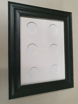 Display Frame For Coins O/A Size Is  8  X 10 .. ( 6 X 32mm Holes ) • £14.99