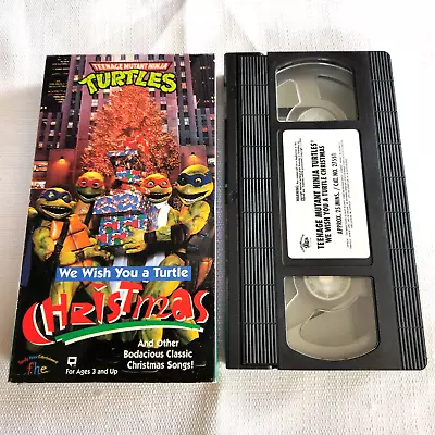 Teenage Mutant Ninja Turtles - We Wish You A Turtle Christmas VHS 1994 TMNT • $24.27