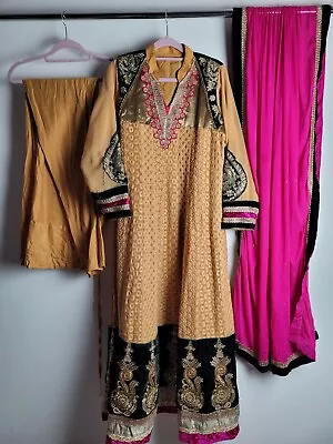 Ladies Anarkali Dress Suit Indian XL Uk 18 20 Indian Formal Wedding Party • £5