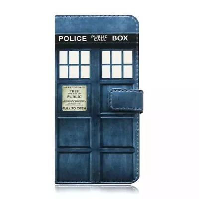 Tardis Phone Cover For Samsung Galaxy S5 S6 S7 Edge Note 3 4 5 Flip Doctor Who • $14.50