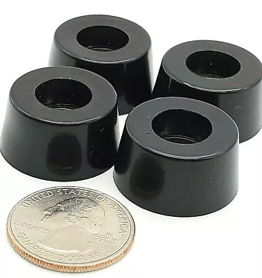 Rubber Equipment Feet Bumper 1  Wide Steel Washer 1/2  Tall Audio Speakers Amps • $10.59