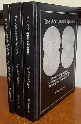 Complete 3 Volume Set The Accugrade System Guide To Morgan Peace Ike Dollars • $9.99