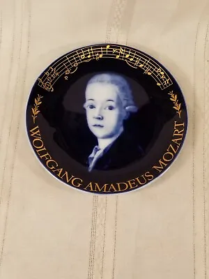 Echt Cobalt Wolfgang Amadeus Mozart Blue Plate Limited Edition • $110.27