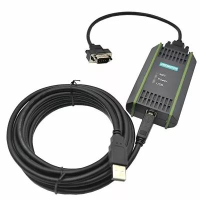$35.99 • Buy New PLC Cable For Siemens S7 200/300/400 Adapter 6ES7 972-0CB20-0XA0 USB-MPI+ PC
