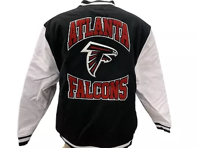 New Era NFL Atlanta Falcons Chenille Wool Blend Varsity Jacket Choose Size NWT • $79.99