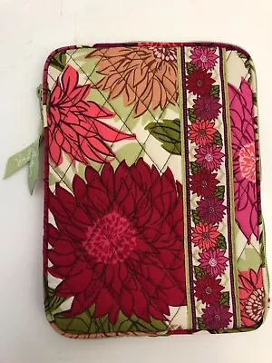 Vera Bradley Hello Dahlia Tablet Sleeve Or E-Reader Case Zip Around Quilted EUC • $7.99